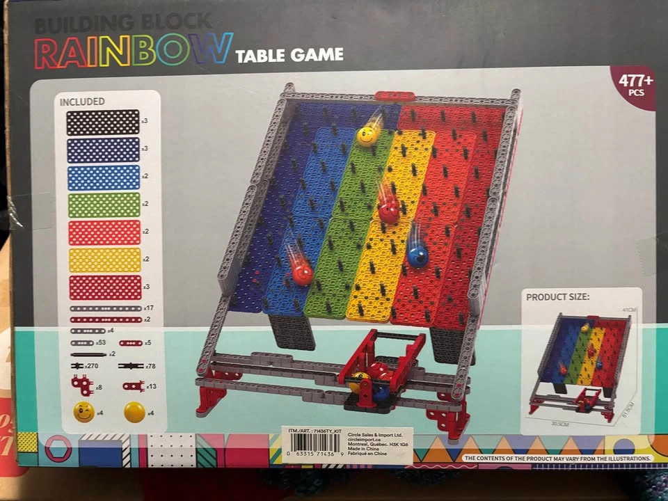 Rae Building Block Rainbow Table Game - photo 2