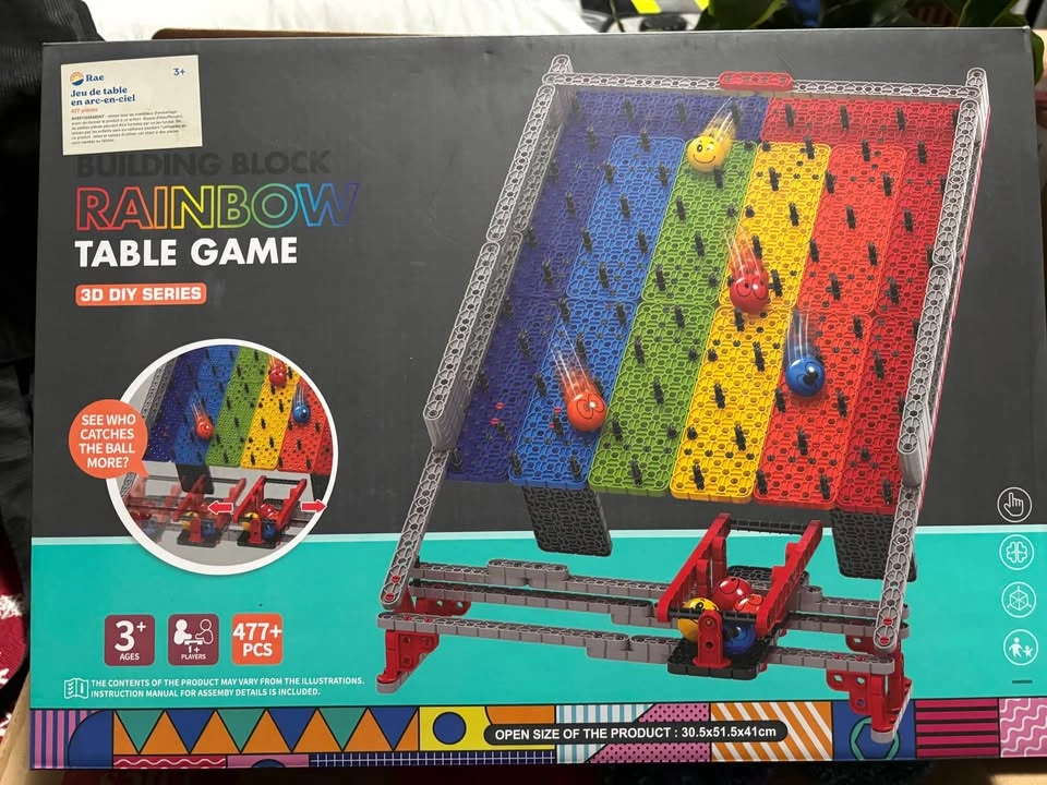 Rae Building Block Rainbow Table Game - photo 3