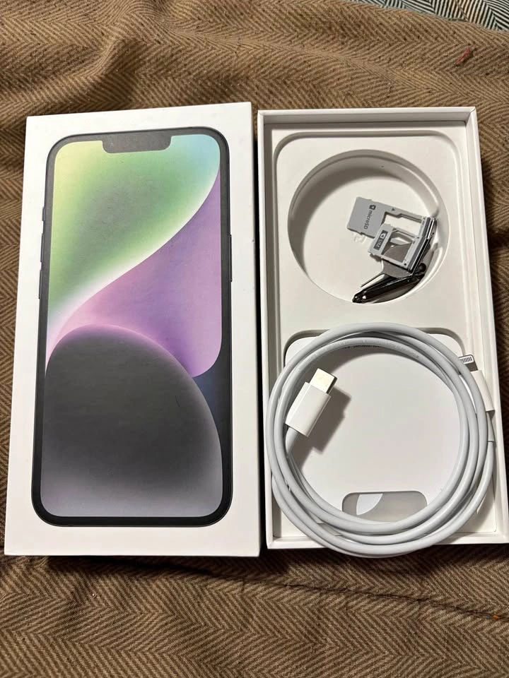 Apple iPhone 14 Box and Accessories