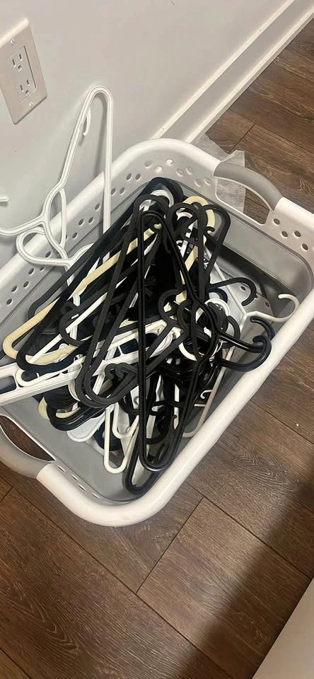 FREE Bulk Assorted Plastic Clothes Hangers