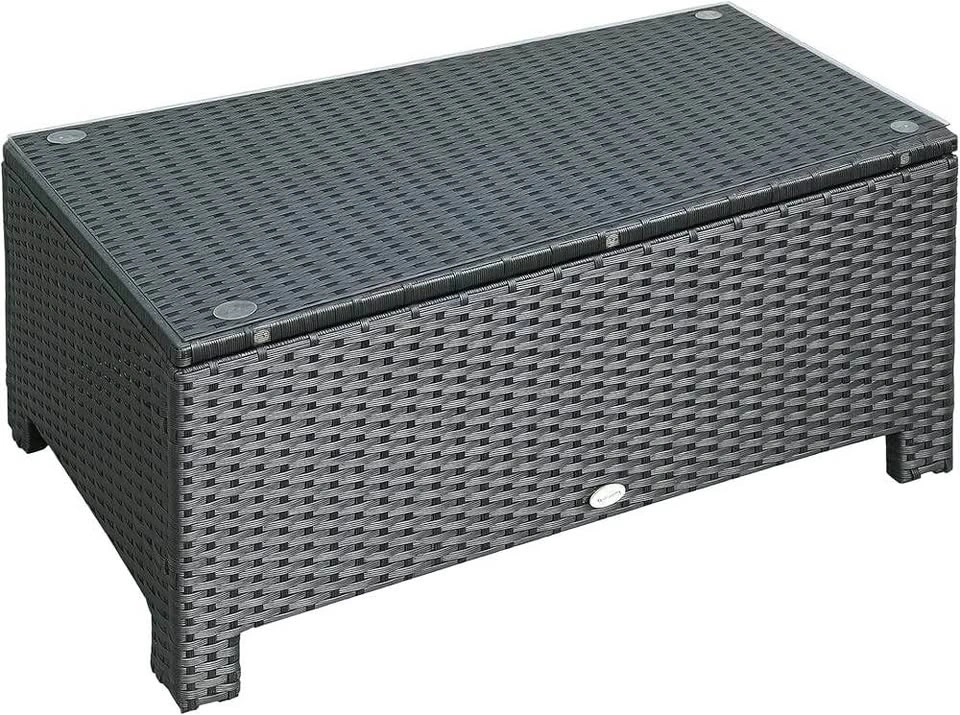 Outsunny Rattan Coffee Table - photo 5