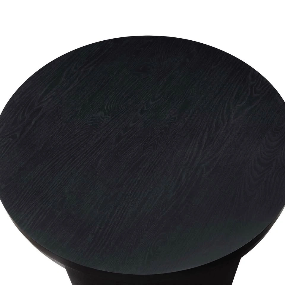 Beautiful Mod Round Coffee Table by Drew Barrymore, Black - photo 4