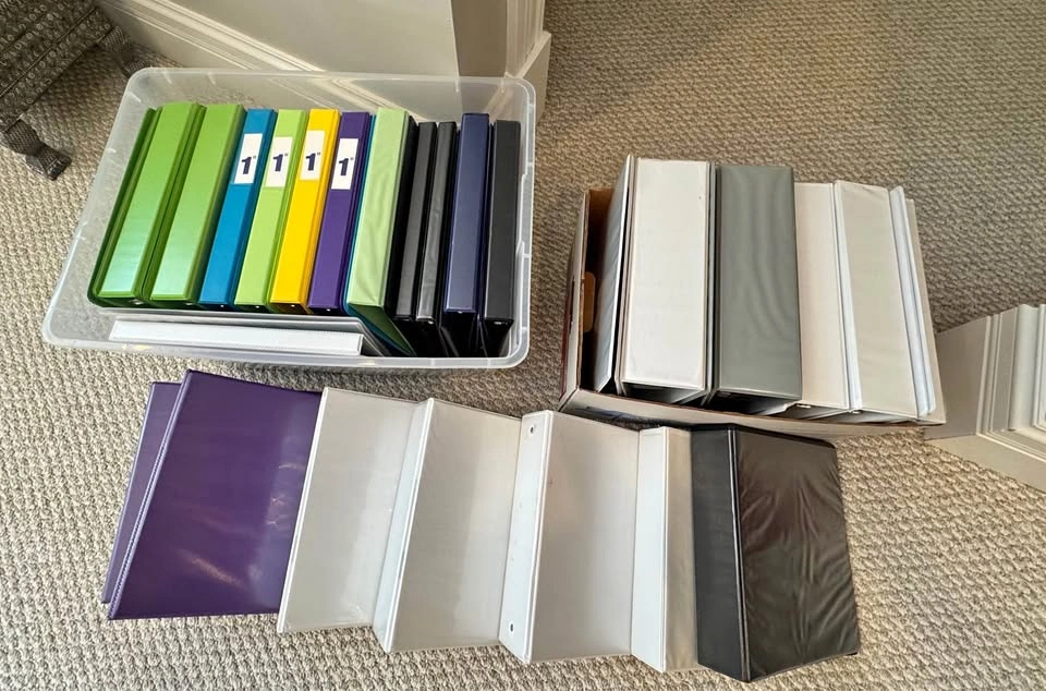 3 Ring Like New Binders! Huge lot available