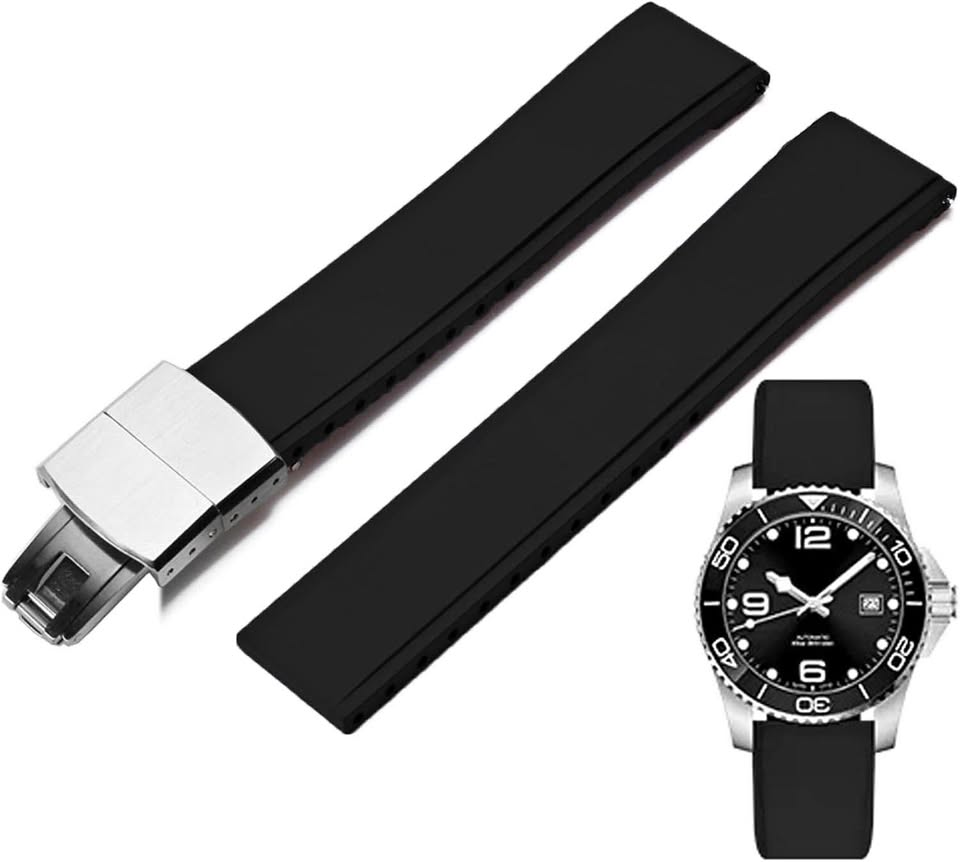 Niziruoup FKM Rubber Watch Strap 19mm 20mm