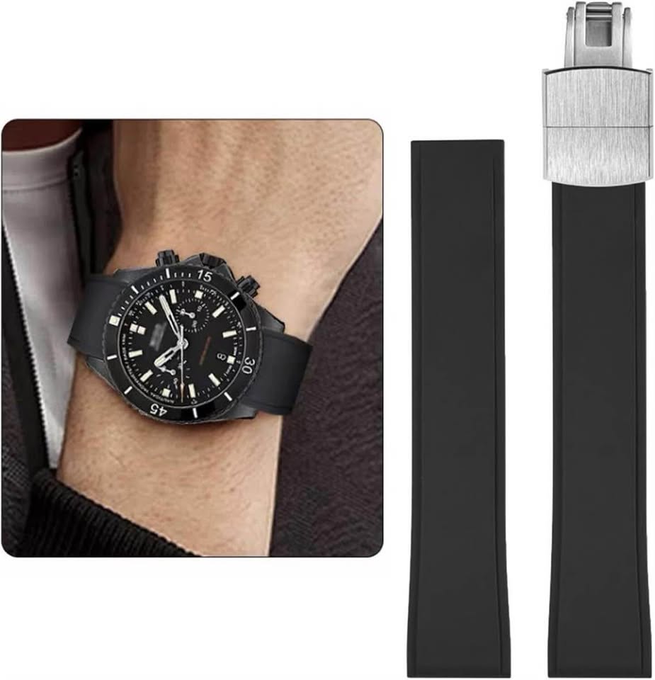Niziruoup FKM Rubber Watch Strap 19mm 20mm - photo 4