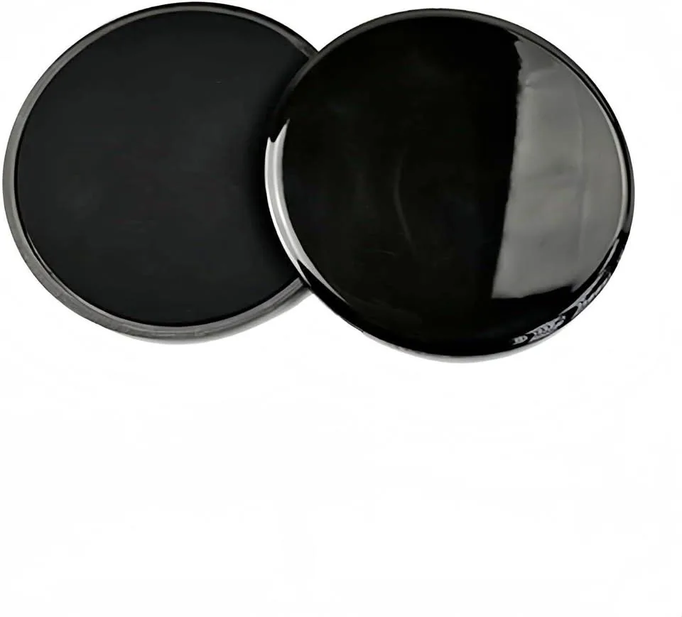 Exercise Core Sliders, Dual Sided Exercise Gliding Discs BLACK thumbnail