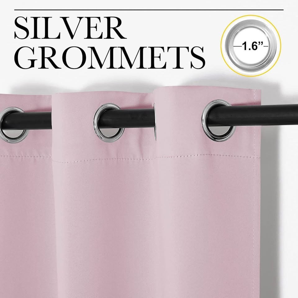 NICETOWN Blackout Curtain Panels for Girls Room - photo 3