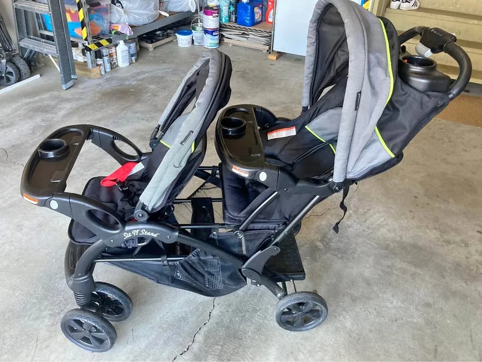 Baby Trend sit to stand double stroller thumbnail