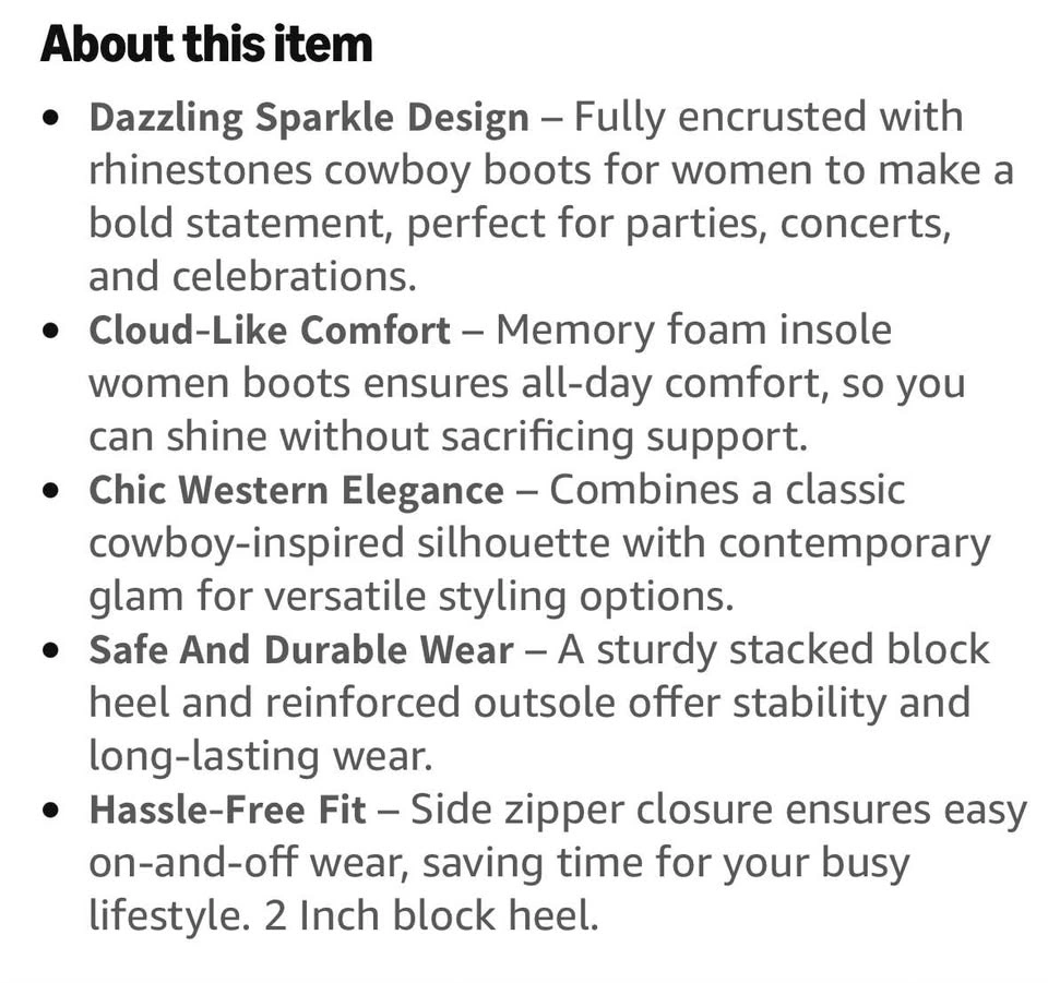 NEW | Cushionaire Women's Bravo Rhinestone Western boot - photo 5