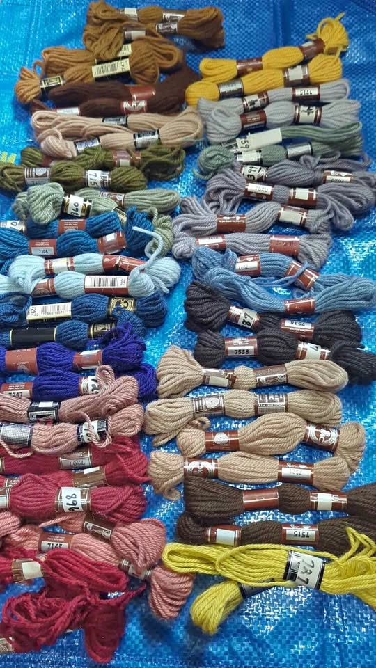 DMC Laine Colbert Tapestry Wool Yarn Lot