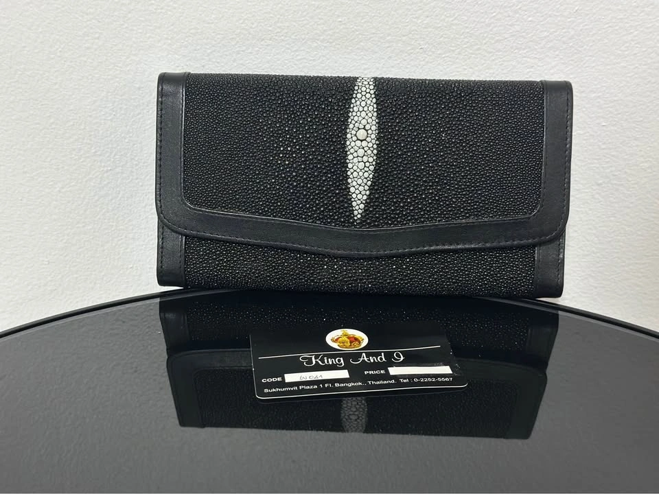 Brand New Stingray Leather Long Wallet - photo 2