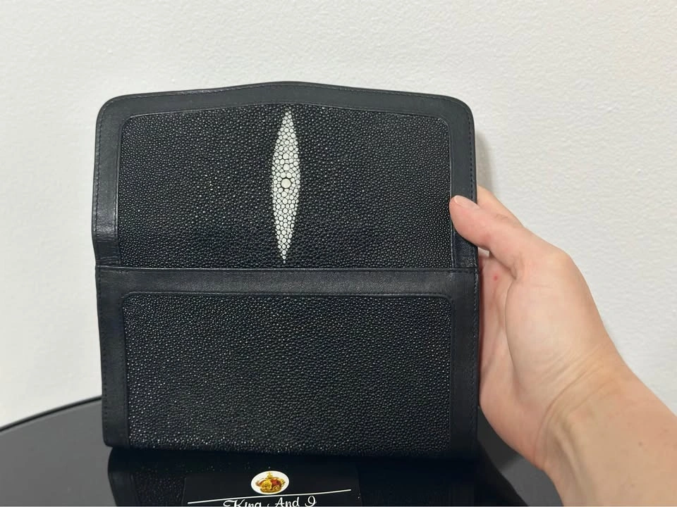 Brand New Stingray Leather Long Wallet - photo 4
