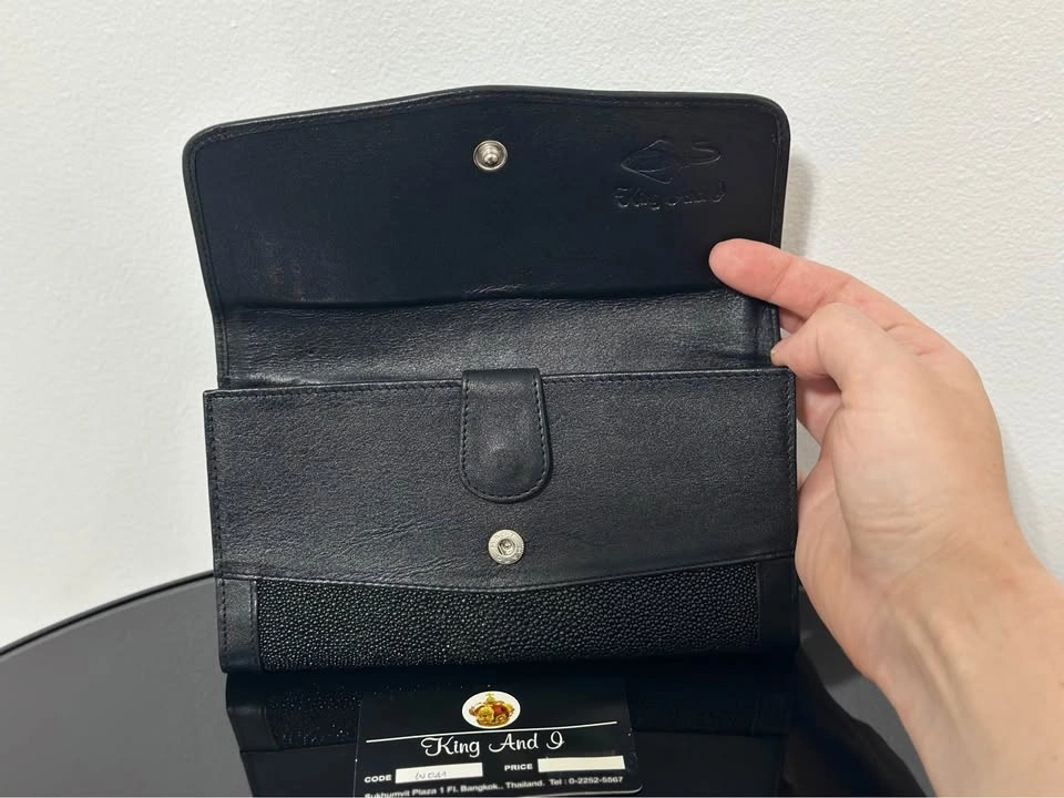 Brand New Stingray Leather Long Wallet - photo 5