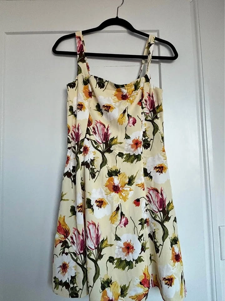 Abercrombie & Fitch Yellow Floral Dress