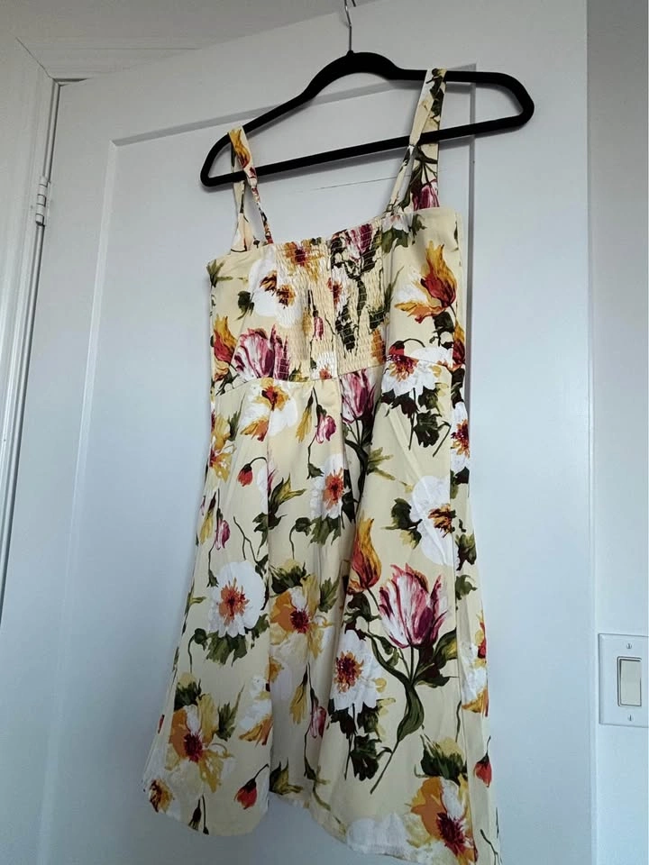 Abercrombie & Fitch Yellow Floral Dress - photo 2
