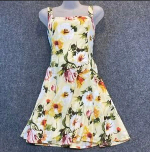 Abercrombie & Fitch Yellow Floral Dress - photo 3