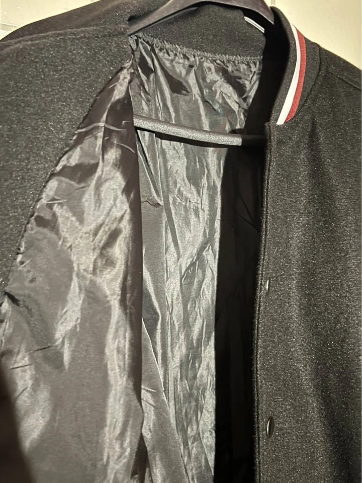 Amazon Beige Varsity Jacket - photo 3