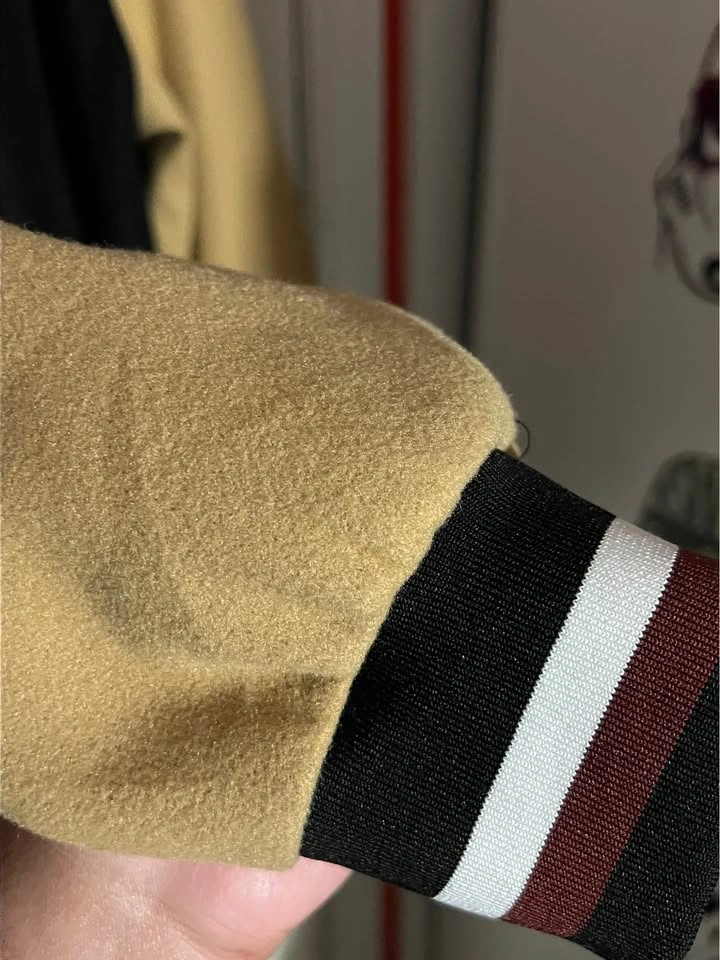 Amazon Beige Varsity Jacket - photo 4