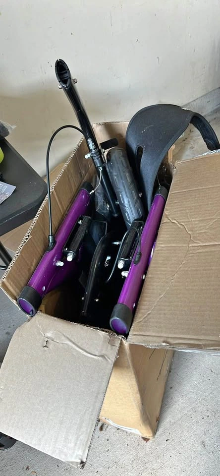 Heavy duty walker support with seat and large wheels BNIB