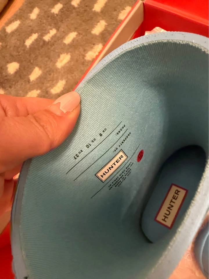 Hunter Light Blue Kids Rain Boots - photo 3