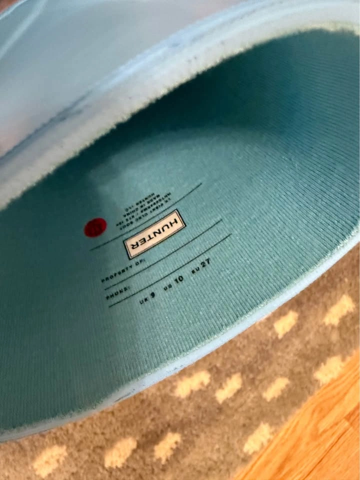 Hunter Light Blue Kids Rain Boots - photo 4