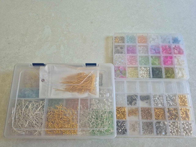 Jewellery Making Supplies (Beads, hardware, chains, wire, etc)