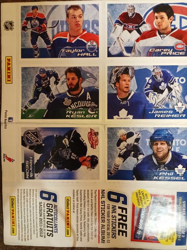 NHL Stickers