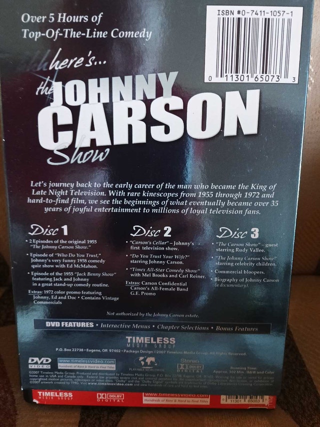 Johnny Carson Show DVD - photo 2