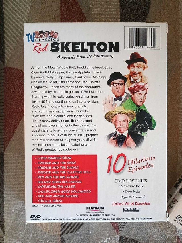 Red Skelton DVDs - photo 2
