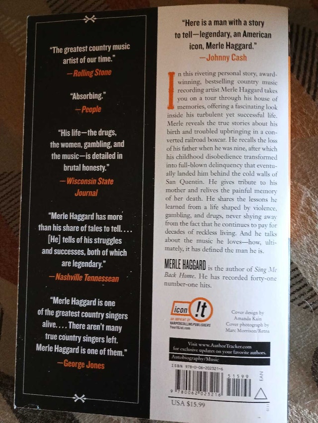 Merle Haggard Autobiography - photo 2
