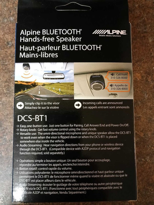 Alpine Bluetooth Hands-free Speaker - photo 2