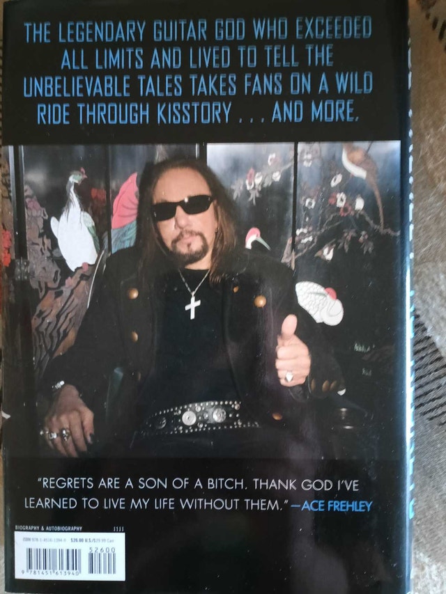 Ace Frehley No Regrets Book - photo 2