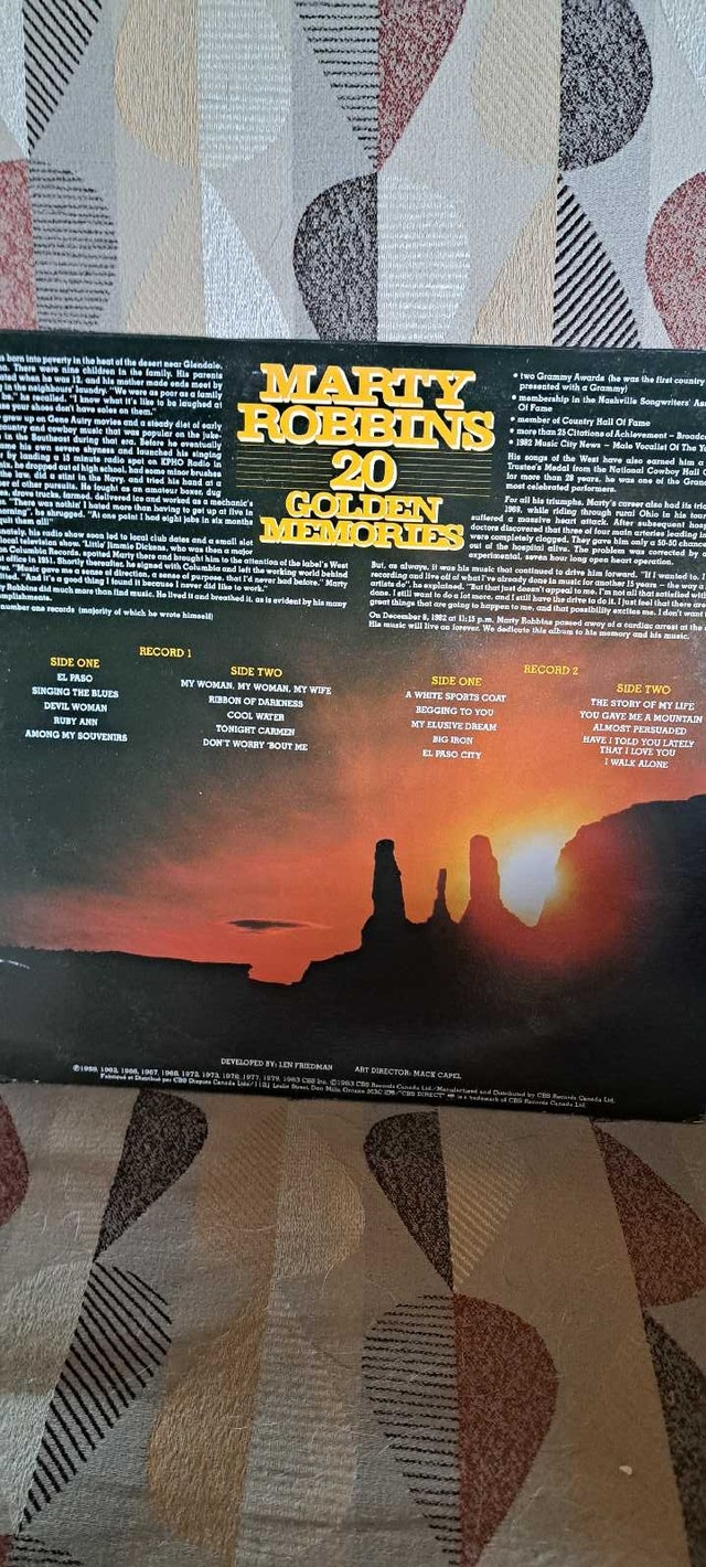 Marty Robbins Vinyl - photo 2