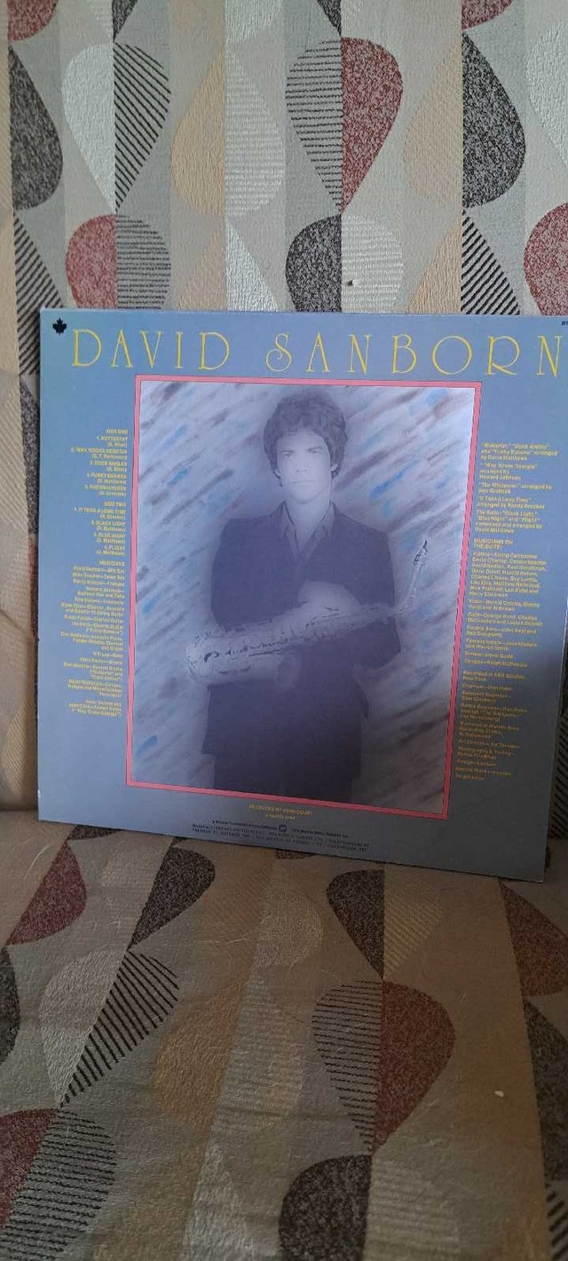 David Sanborn Vinyl - photo 2