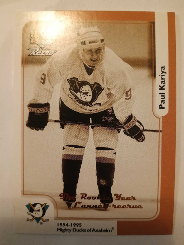 Paul Kariya Hockey Card