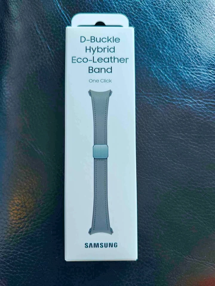 Samsung Galaxy Watch 6 D-Buckle Hybrid Leather Band Slim S/M