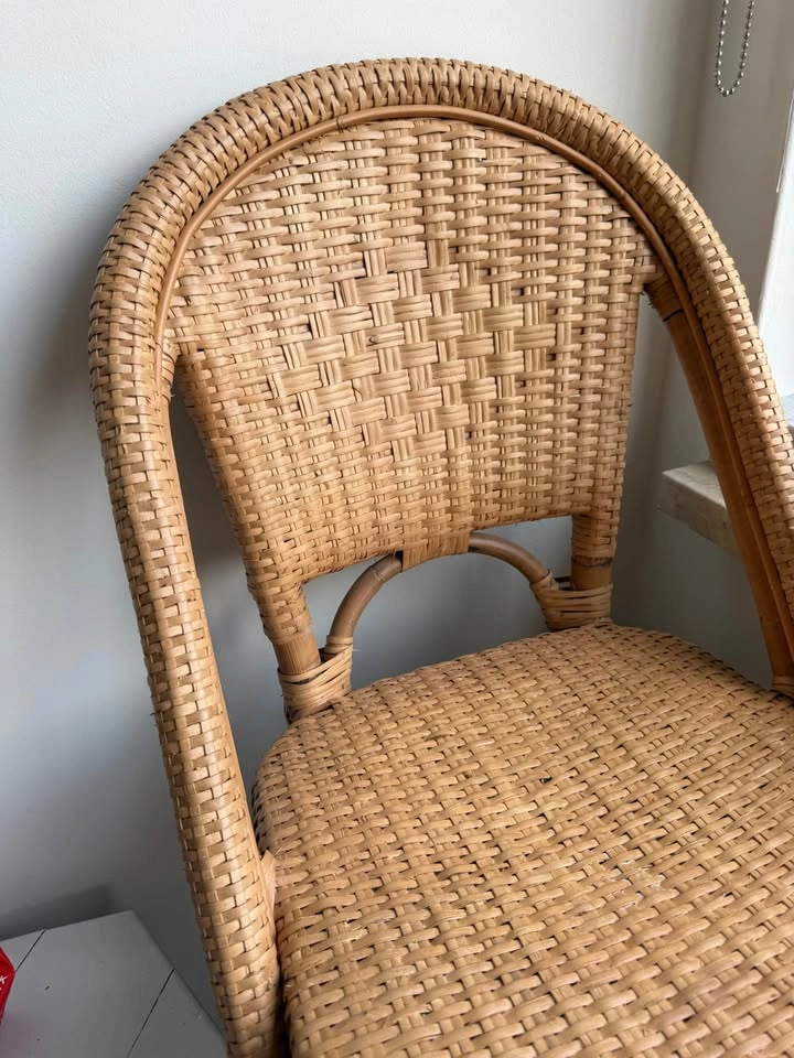 Restoration Hardware rattan bar stool - photo 2