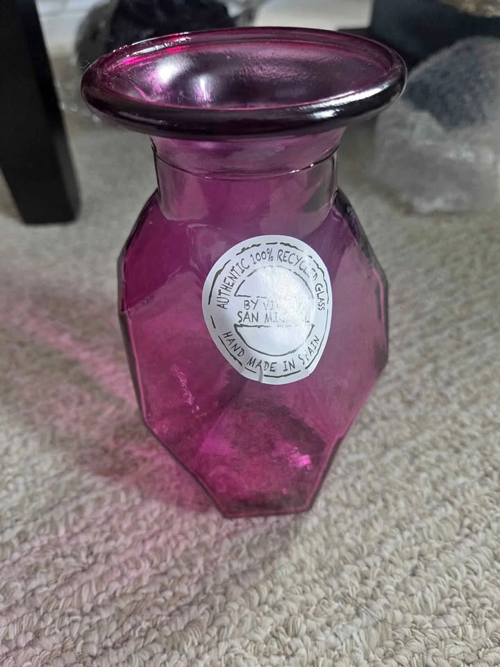 Vidrios San Miguel Recycled Glass Vase – Handmade in Spain
