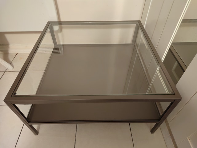 Modern Square Glass Coffee Table