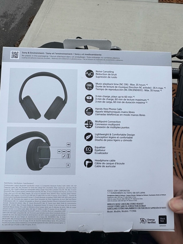 Sony WH-CH720N Active Noise Cancelling Headphones - photo 2