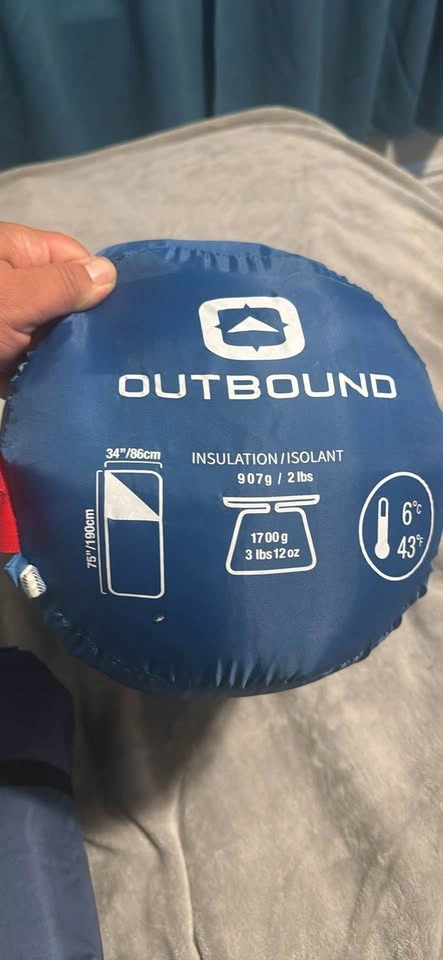 Camping Bundle – Outbound Sleeping Bag + EULANT Sleeping Pad - photo 2