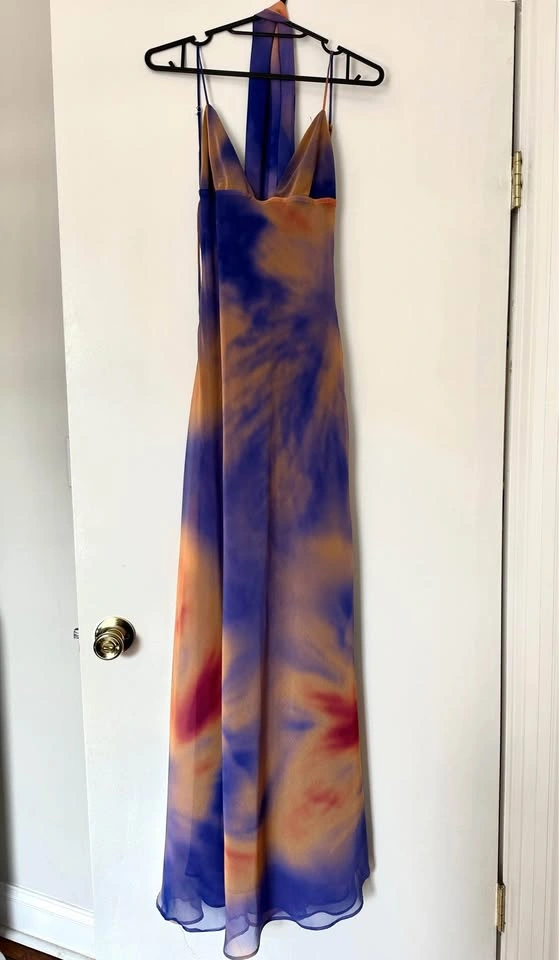 Zara Printed Halter Maxi Dress - photo 3