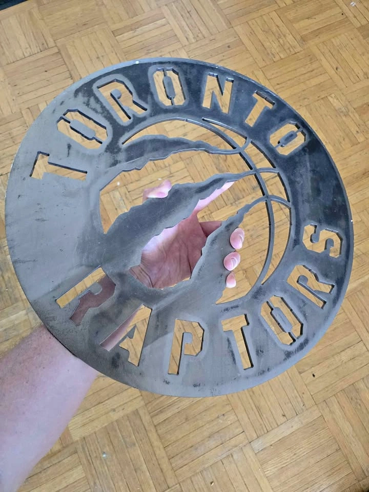 Toronto Raptors steel sign