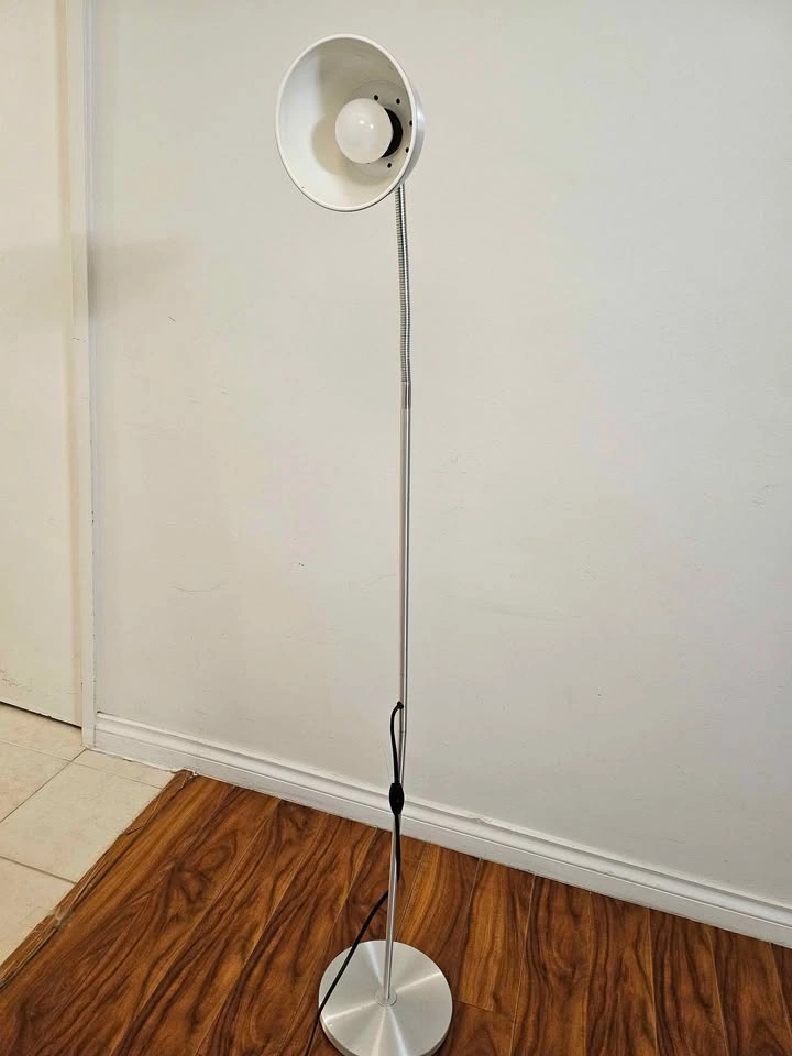 IKEA LERSTA Aluminum Floor / Reading Lamp – Adjustable Gooseneck - photo 2
