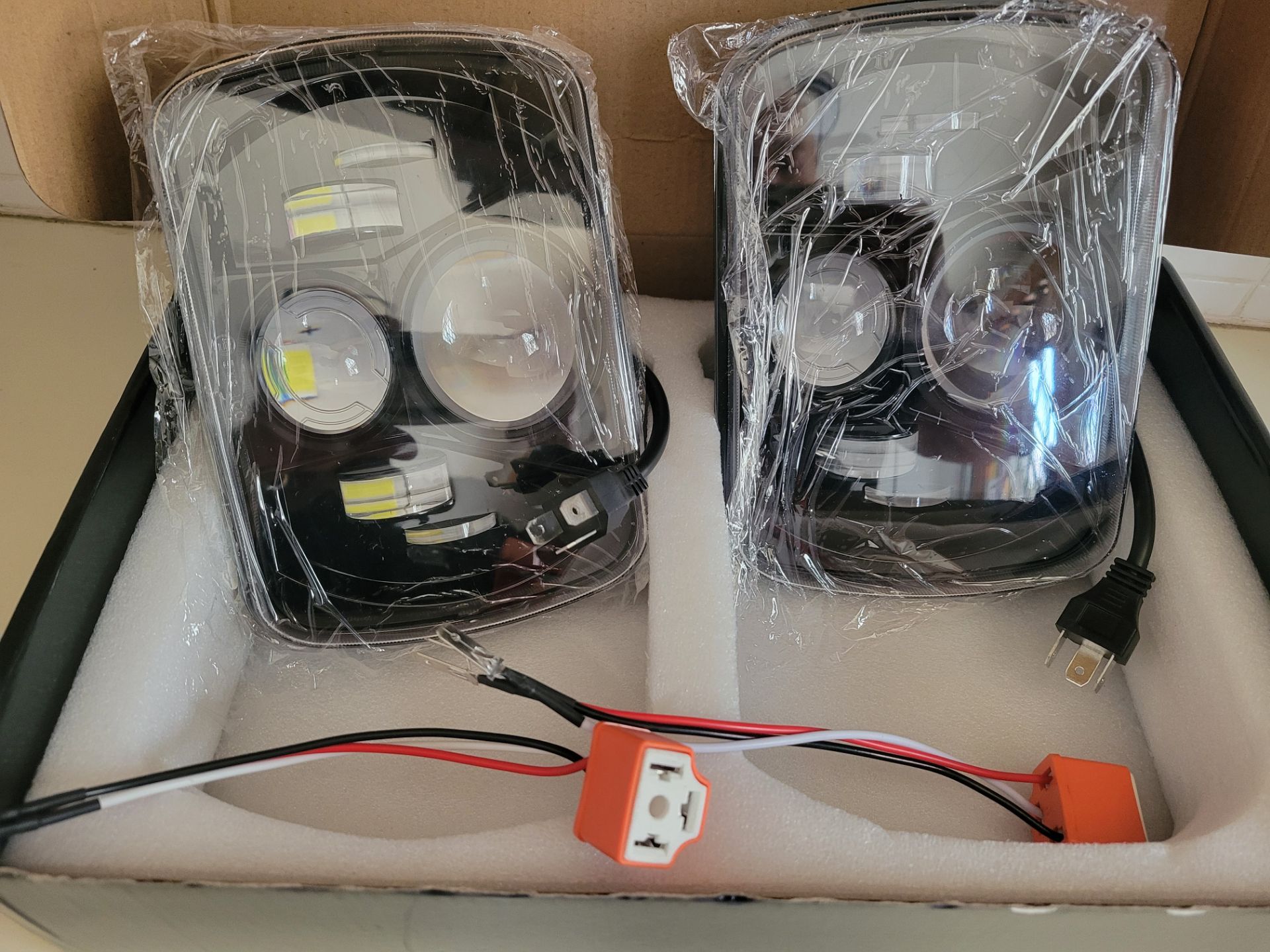 6000K 180W 1000% Bright H6054 5x7 Led Headlights Jeep - photo 2