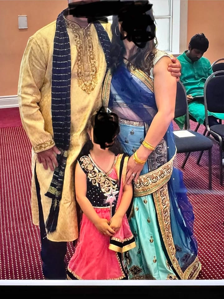Traditional Indian Ethnic Wear Set - Men's Sherwani and Women's