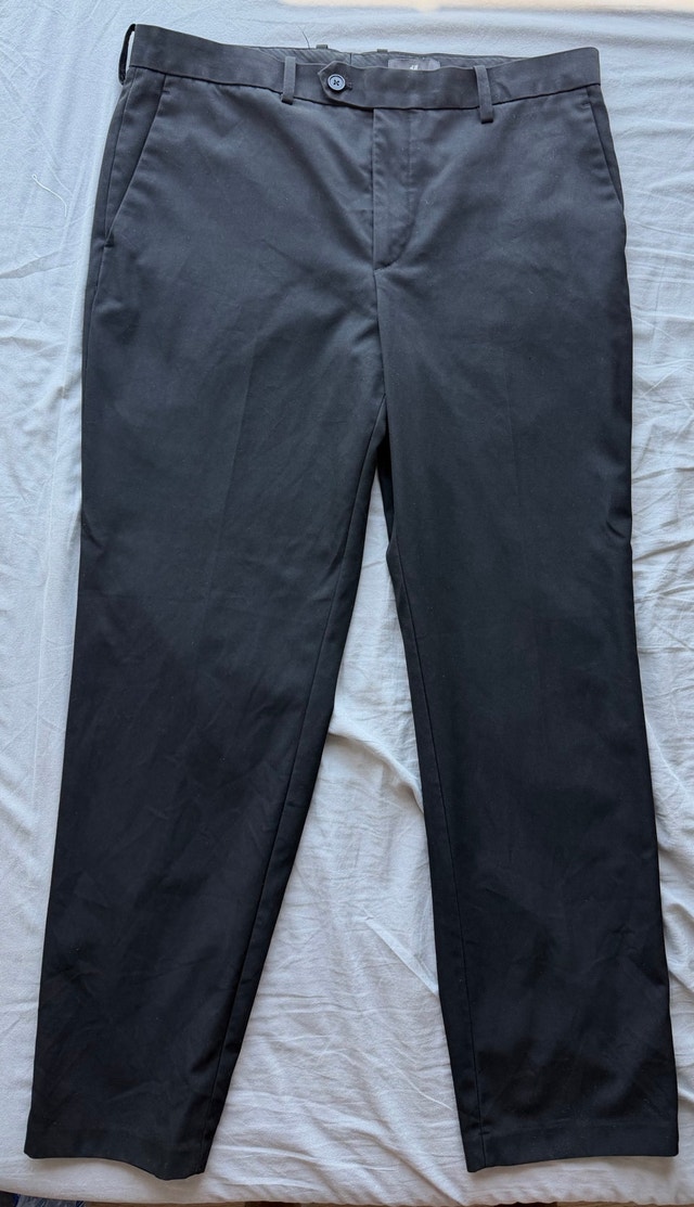 Men Black Regular Fit Pants