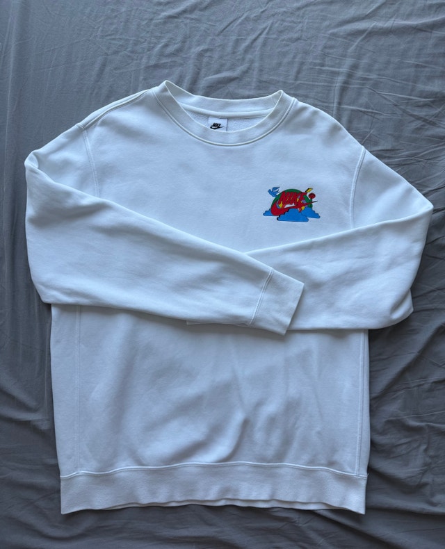 White Nike Sweatshirt