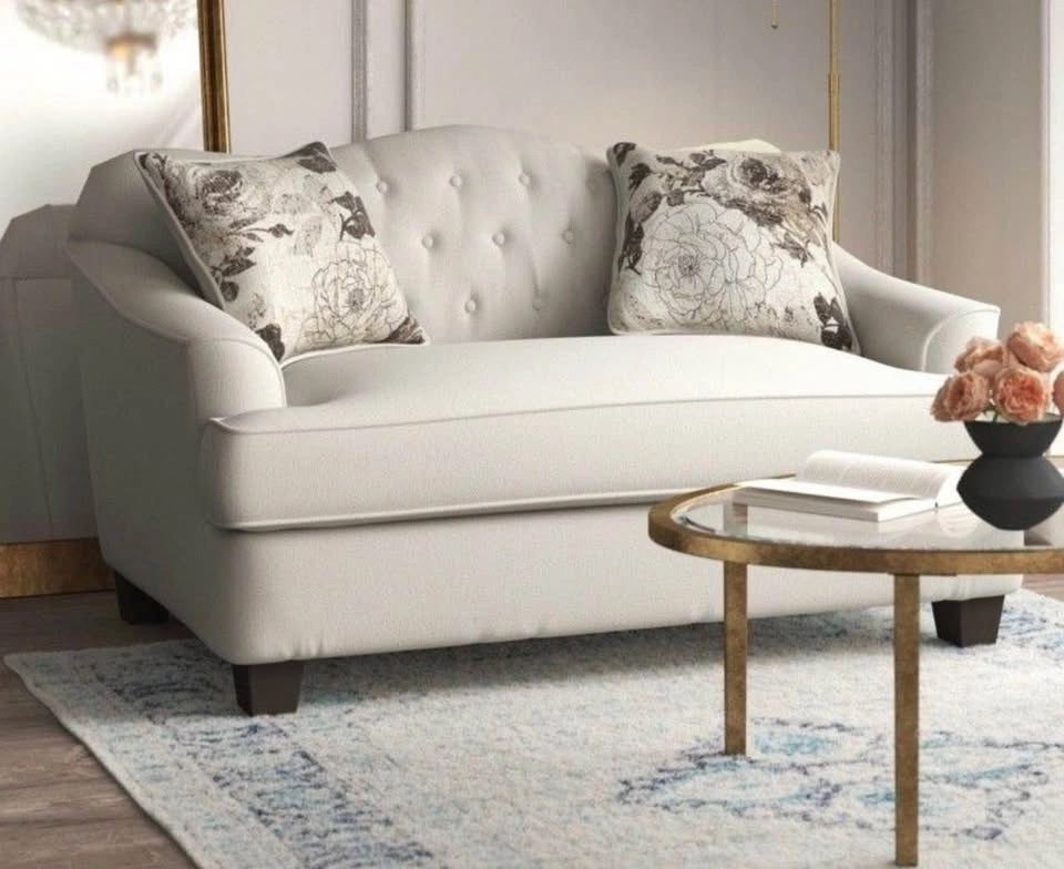 Tufted Loveseat – Kelly Clarkson Home “Beverly” 62” - photo 3