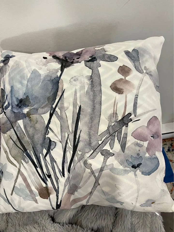 Decorative Pillow Cover Set + Plush Throw Blanket